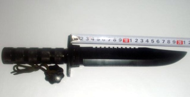 Machete negro 2