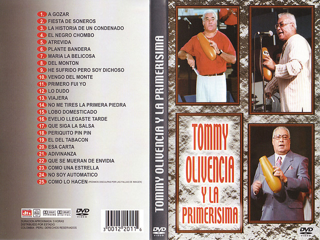 Tommy Olivencia y La Primerisima - Caratula DVD