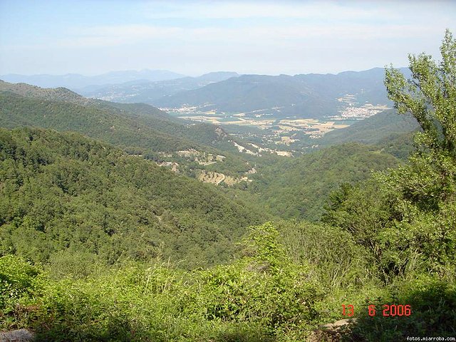 Vall d'en BAs desde Bracons