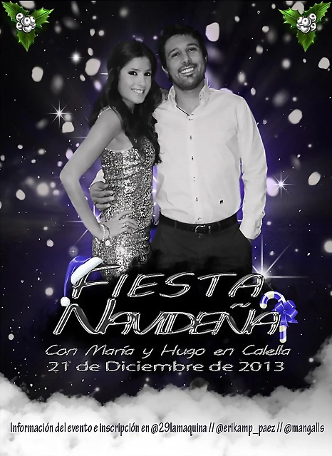 Cartel Fiesta Navide?a