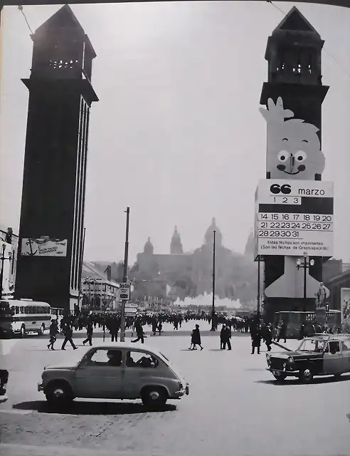 Barcelona Pl. Espa?a Feria de Muestras 1966