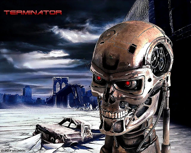 Terminator Creative Wallpaper 1280x1024 By Enjoy Wallpapers 2009