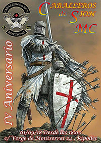 1 de septiembre -IV Aniversario Caballeros de Sión MC 1 de septiembre -IV Aniversario Caballeros de Sión MC