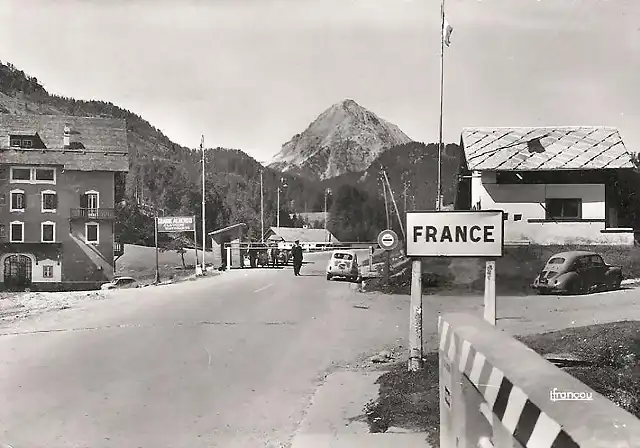 Col de Montgen?vre frontera It-Fr Francia