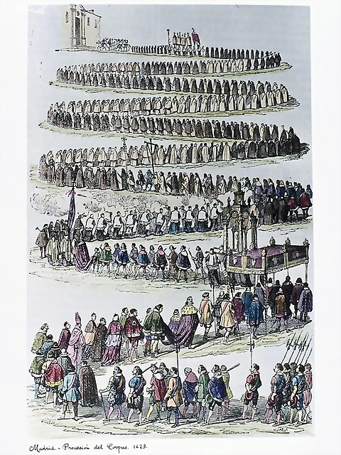 Madrid, Procesi?n del Corpus 1623 Madrid, Procesi?n del Corpus 1623