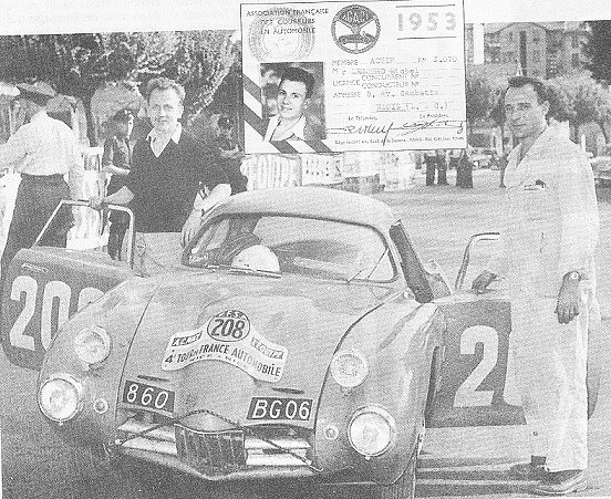 Panhard X86 - TdF'54 - Maurice Martin-Michel Legourd