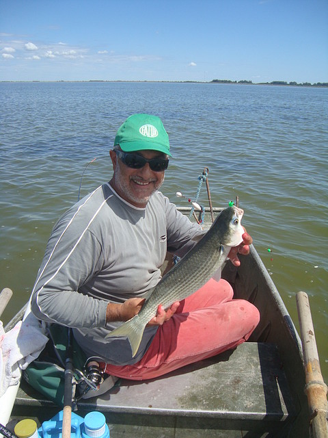 Pesca de lisas en Juan y Juan