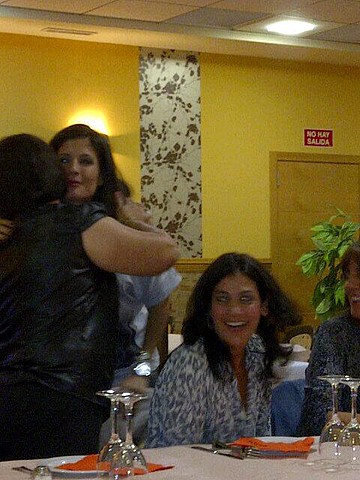 María en la cena antes del bolo 5 María en la cena antes del bolo 5
