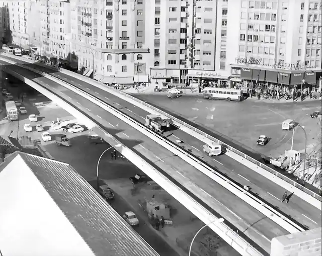 Madrid Glorieta de Cuatro Caminos 1970