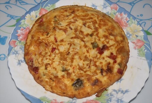 Tortilla de pimientos