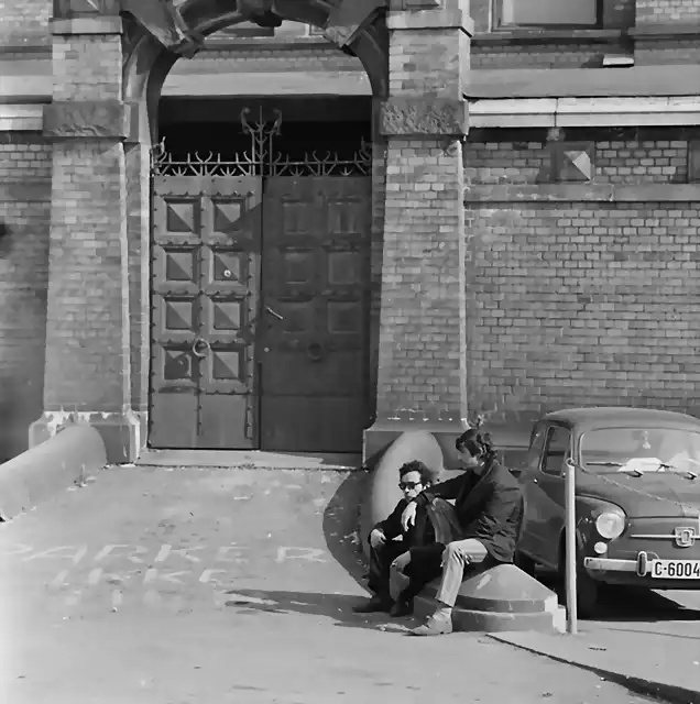 Oslo - Parkplatz des Nationaltheaters, 1967  1