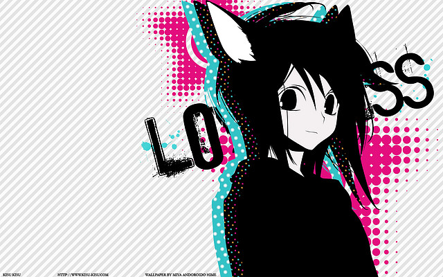 410 - animal_ears cat_ears loveless ritsuka_aoyagi vector wallpaper white