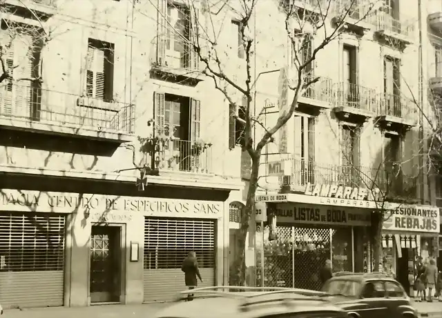 Barcelona c. Sants entre c. Premi? y c. Wat 1970