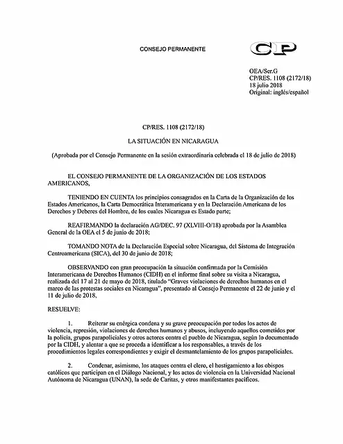 Resolucion-OEA-Nicaragua