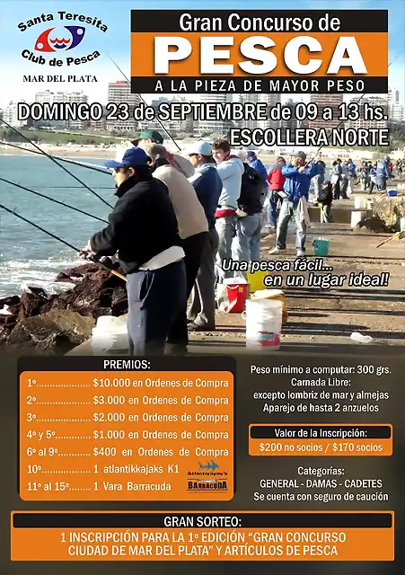 club de pesca sta teresita Concurso de PESCA 2012