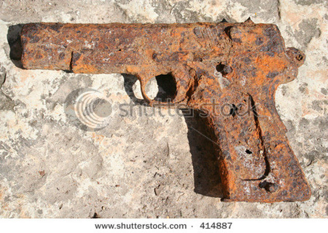 Pistola Oxidada