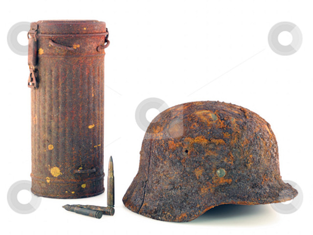 Old German Rusty Helmet - 2