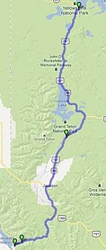 X3 Alpine - Yellowstone (mapa)