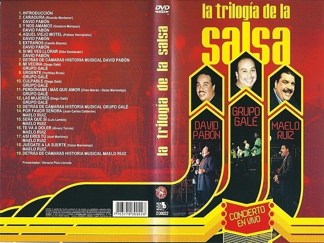 La Tilogia De La Salsa - Caratula DVD