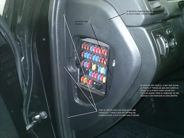 Control crucero Paso 1/4 Control crucero Paso 1/4