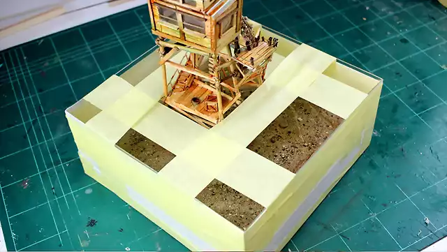TreeHouse Models Diorama Pirate Watchtower (14)