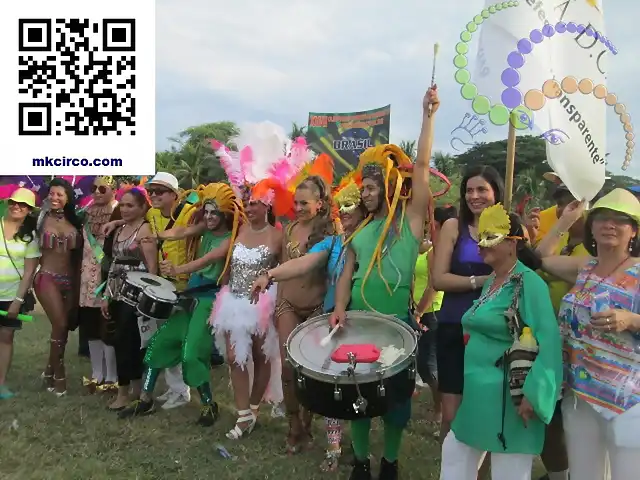 bailarinas samba batucada, circo musica contactar musica mkcirco@gmail.com tel. 7253510 (9)