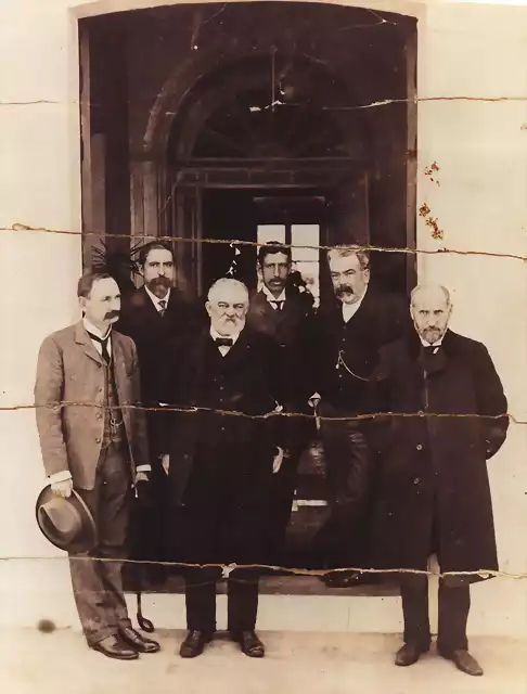 Ramon y Cajal con mdicos Hospital Rio Tinto-1907