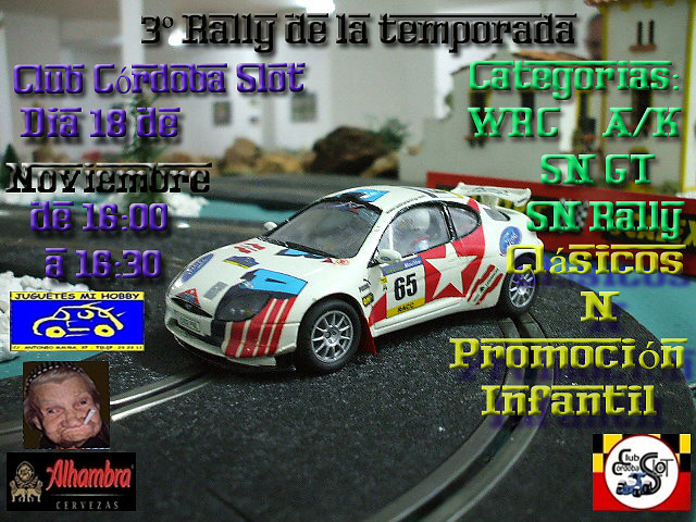 Cartel de rally 3 2012