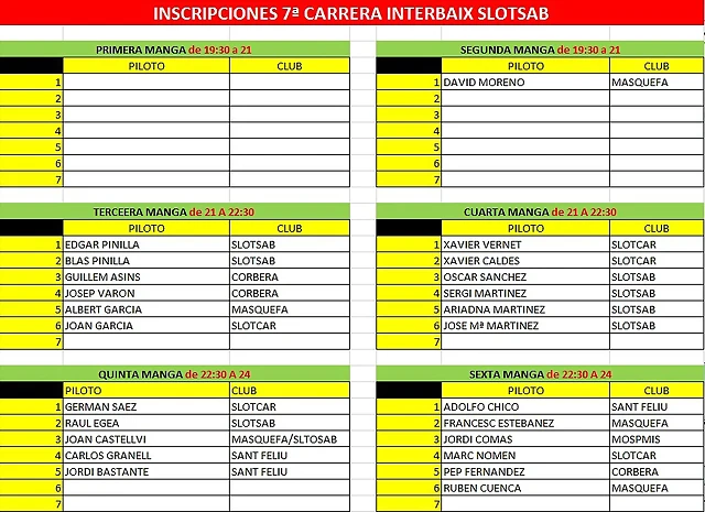 INSCRIPCIONES SLOTSAB INSCRIPCIONES SLOTSAB