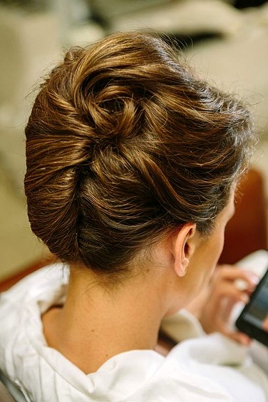 Recogidos Italianos para Bodas Bronde con reflejos