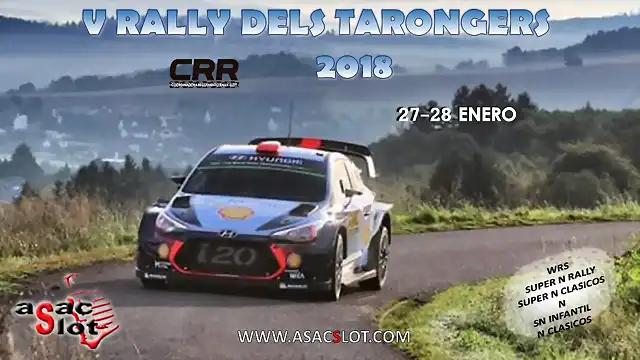 CARTEL V RALLY DELS TARONGERS 2018