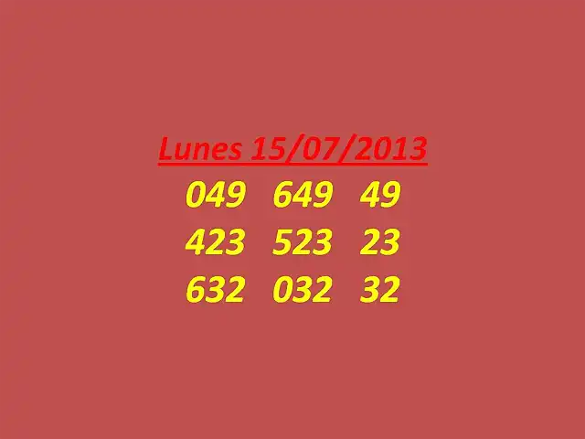 Lunes 15