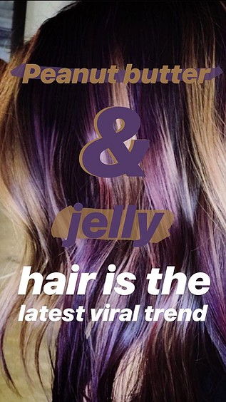 Tendencia y Estilo Peanut butter & jelly, un pelo de Mermelada con Cacahuete de Moda Tendencia y Estilo Peanut butter & jelly, un pelo de Mermelada con Cacahuete de Moda