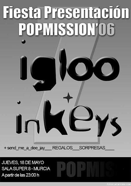 Cartel del Concierto Igloo + Inkeys