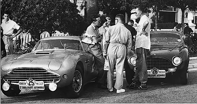 Siata Balbo TdF'53 - Boussignac - Estager & Ferrari 166MM - Marchand - Fayen