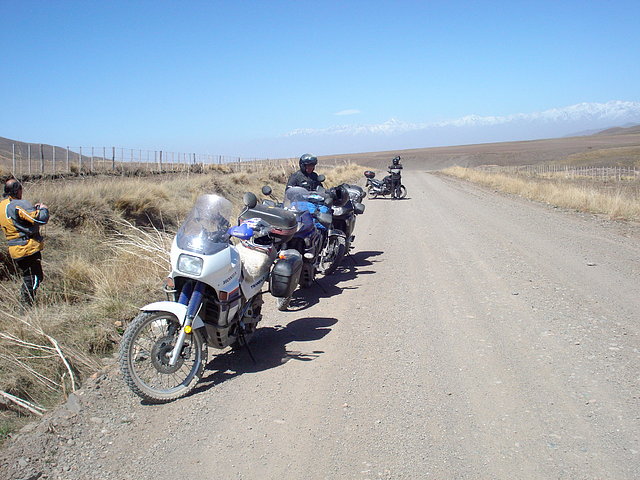 Hermoso el camino a Potrerillos.