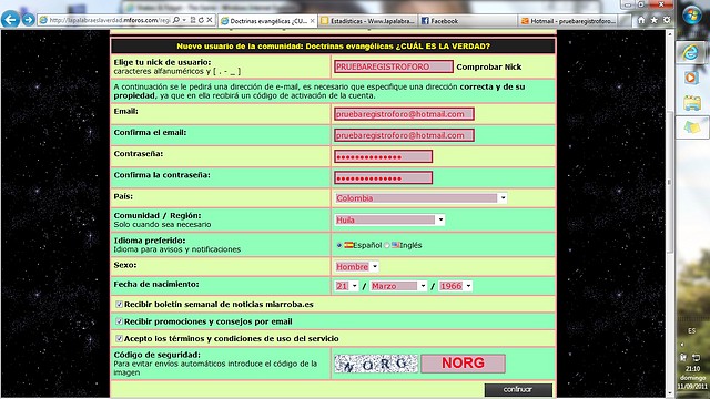 SEGUNDO PASO REGISTRO