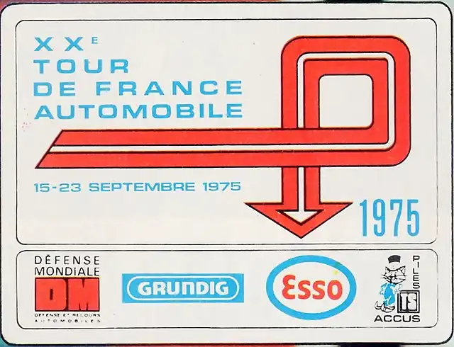 TdF'75 - placa