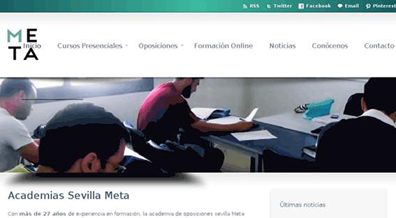 Academia Meta - P?gina web