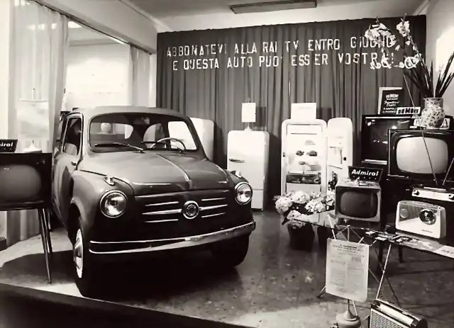 Rom - Die zu gewinnenden Preise f?r die RAI-TV-Abonnement Kampagne, 1957