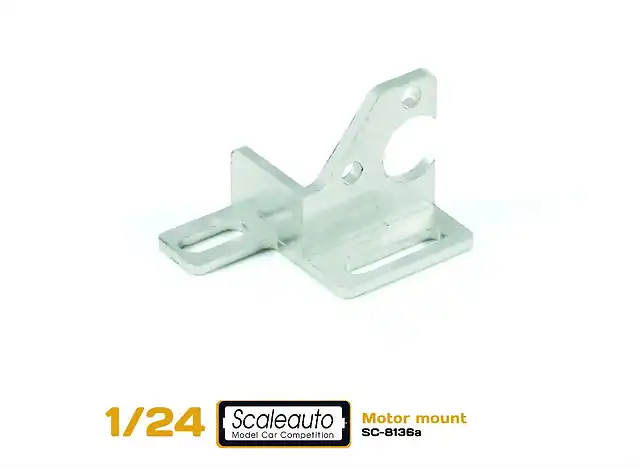 Scaleauto SC-8136A Soporte Motor 13D Offset 0,0mm de Doble Fijacin. Aluminio CNC.