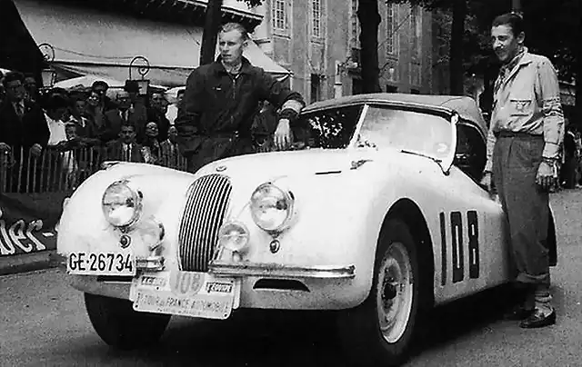 Jaguar XK-120C - TdF'51 - John Simone - Schlee