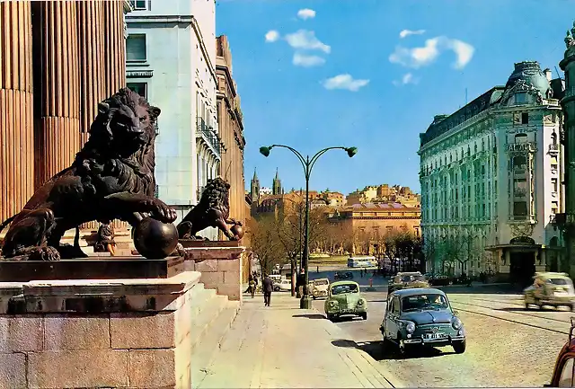 Madrid Carrera de San Jeronimo 1965