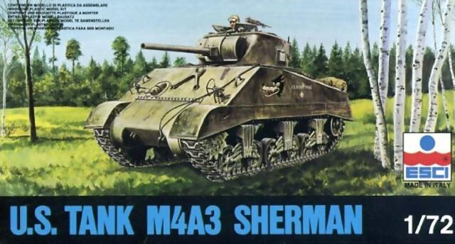 Esci - M4A3-Sherman - 1-72