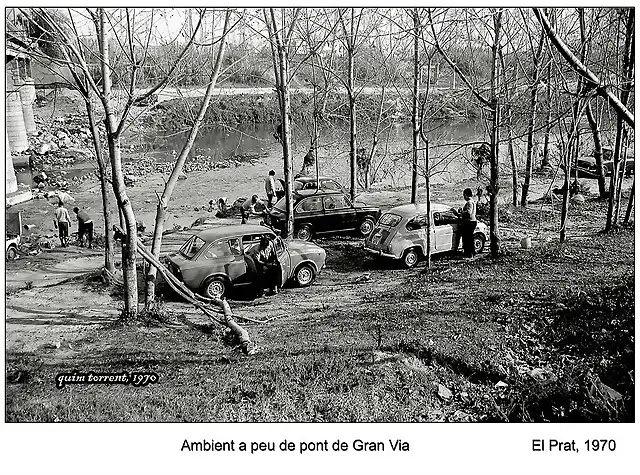 El Prat de Ll. pont de la Gran Via 1970