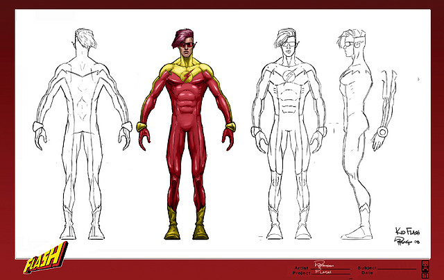 the_kid_flash_turnarounds_by_roger_robinson-d3cjfeg