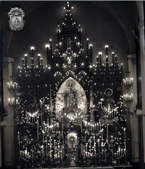 Altar Mayor de la desaparecida Capilla del Auditorio, calle Isaac Peral