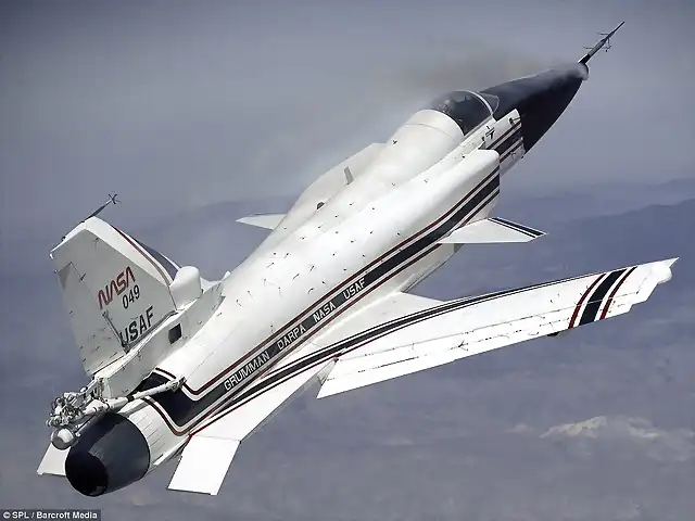 Gruman X-29 en vuelo de prueba en 1984