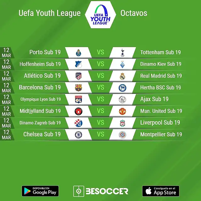 partidos-de-octavos-de-la-uefa-youth-league-2019--besoccer