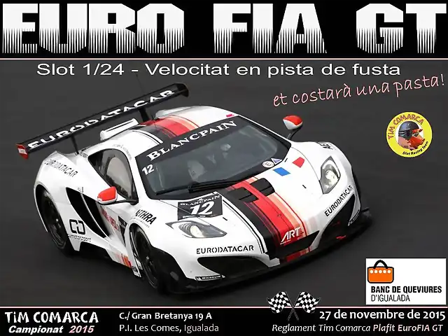 Cartell FIA GT - cursa 4